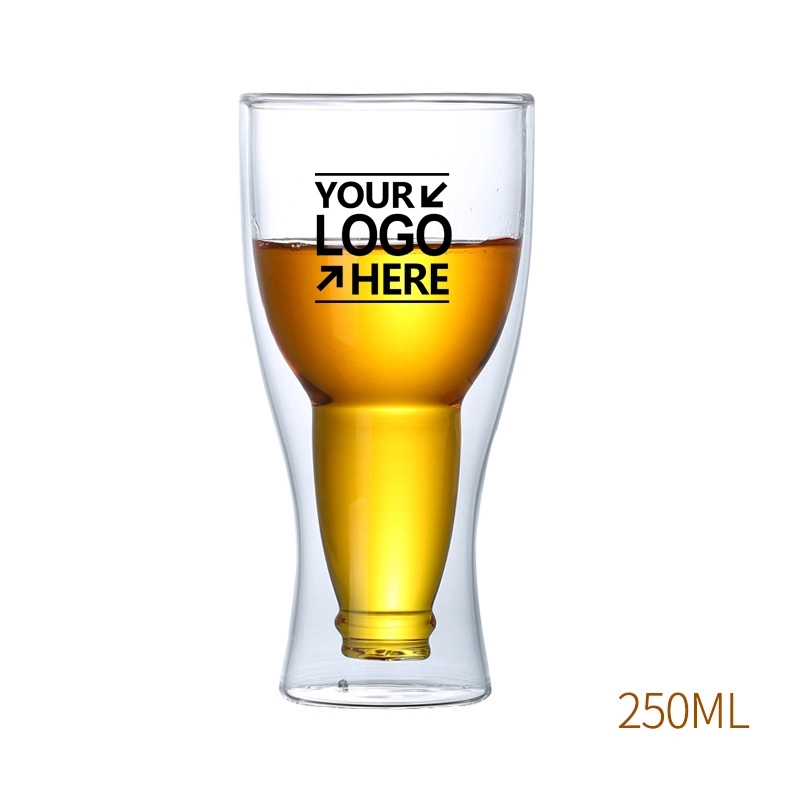 Beer Glasses,Coffee Mug with Insulated Double-Walled Design 8