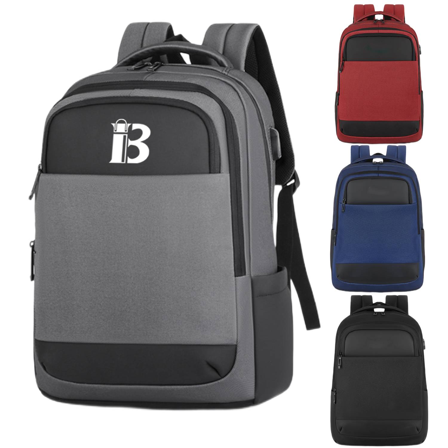 Leisure Oxford Computer Backpack With Usb Charging Port 5