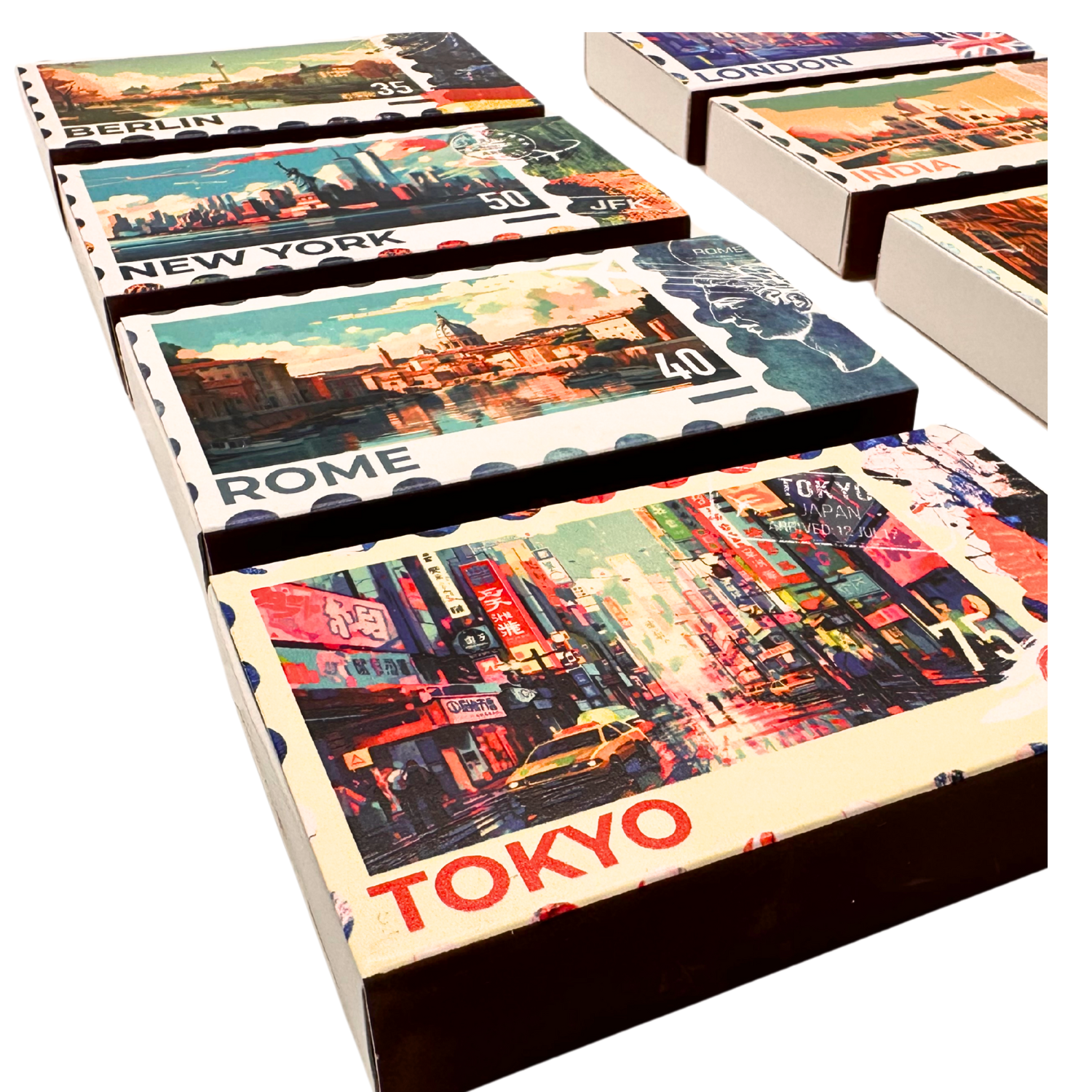 World Travel Series, 4-inch, Candle / Cigar Matchboxes 3