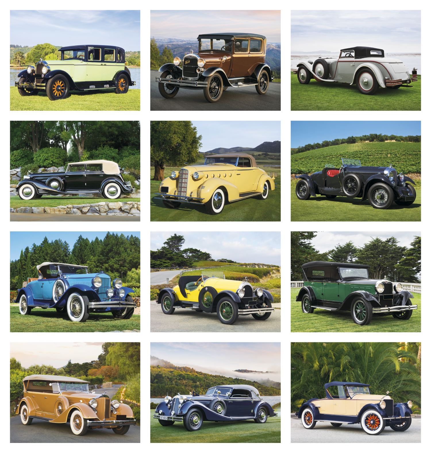 Triumph® Calendars Antique Cars Calendar 16