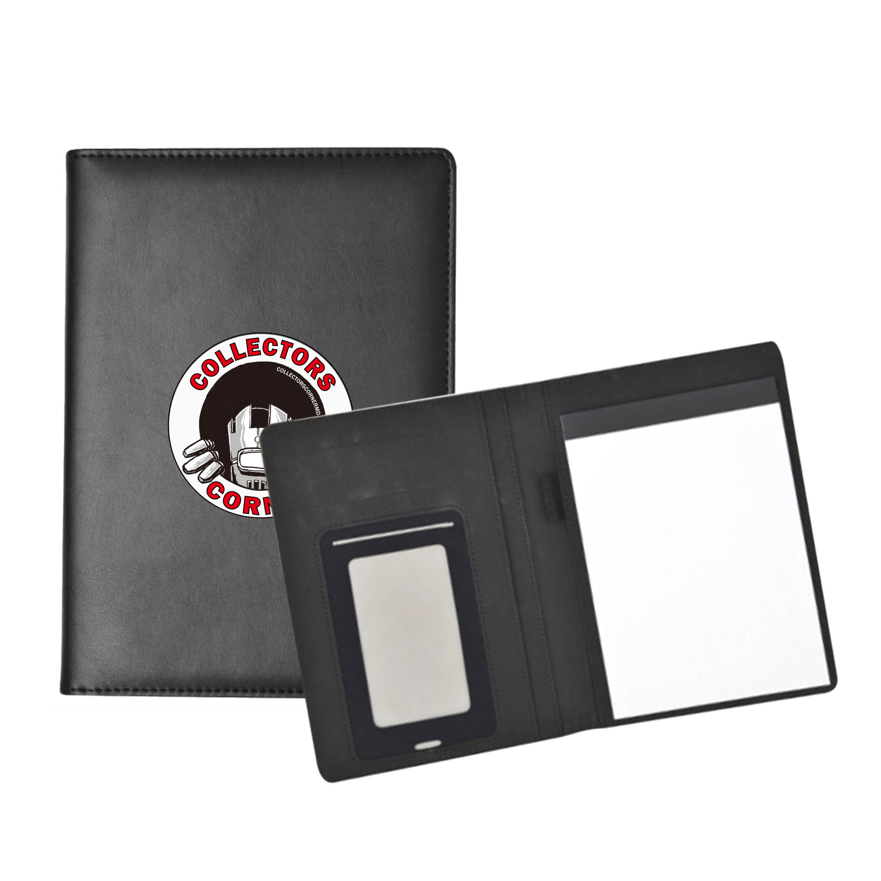 A5 Leatherette Padfolio with Smartphone Sleeve 2