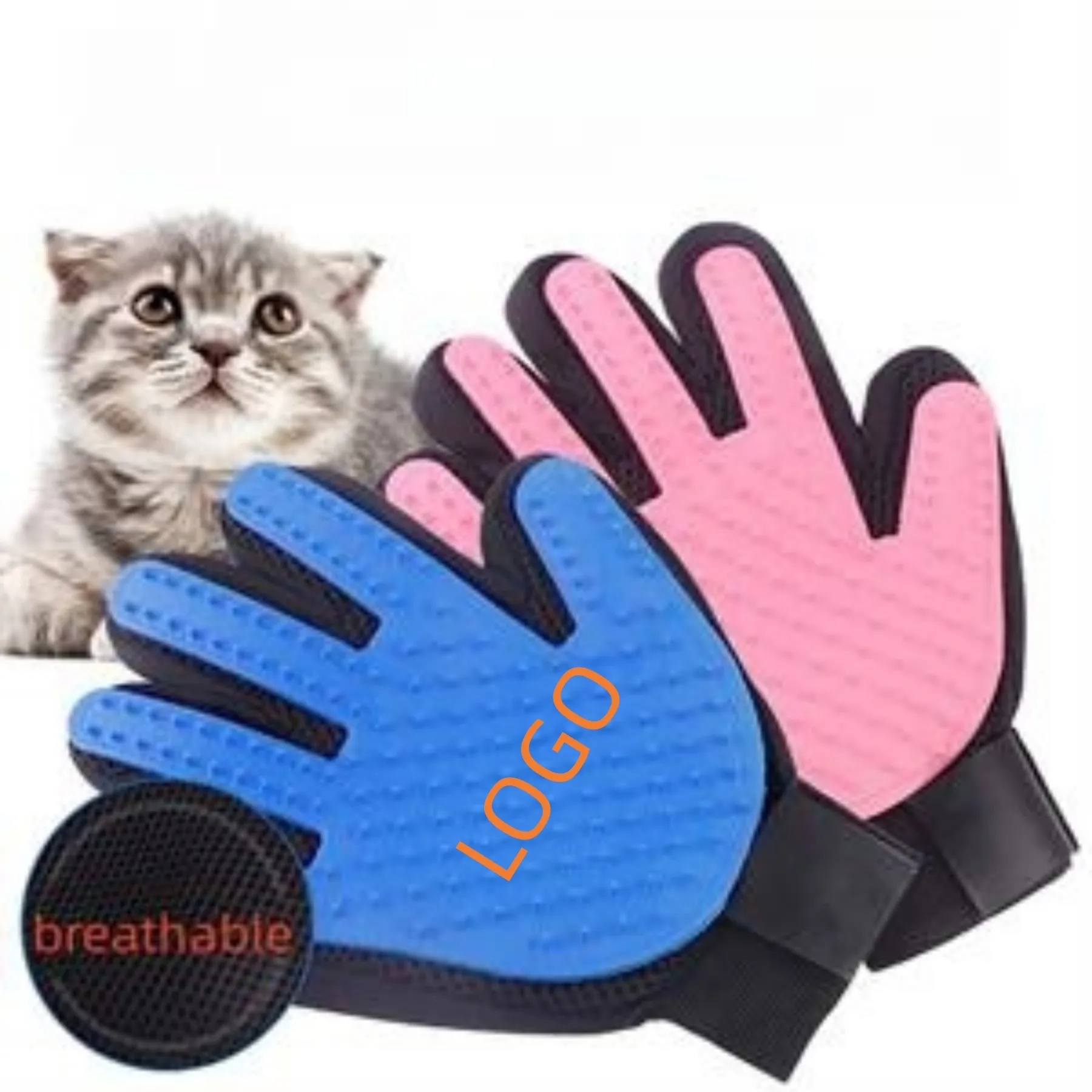 Pet Massage Bath Gloves 5