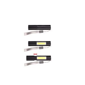 Adjustable Flashlight With COB Lamp And Zoom Function 9