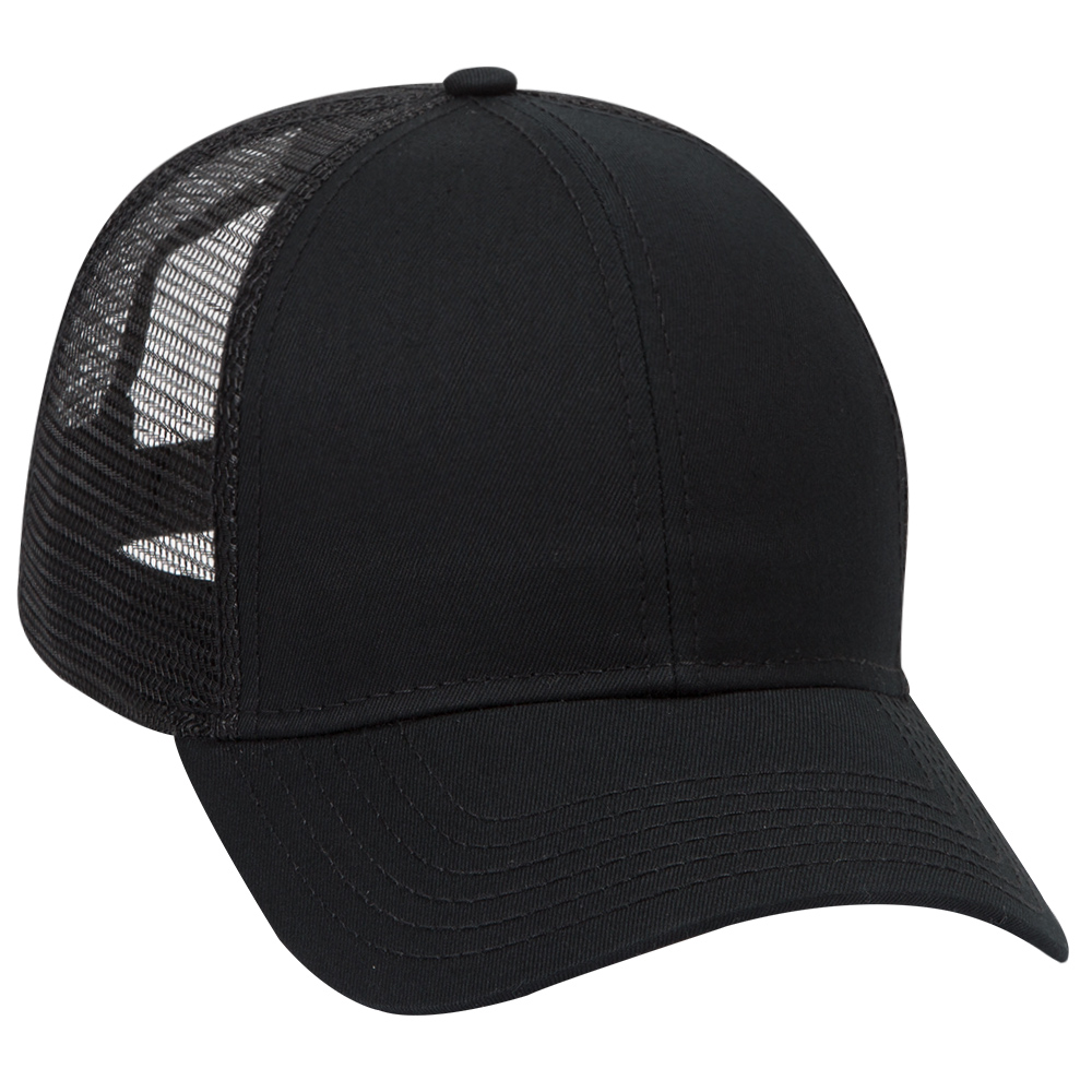OTTO CAP 6 Panel Low Profile Mesh Back Trucker Hat 6