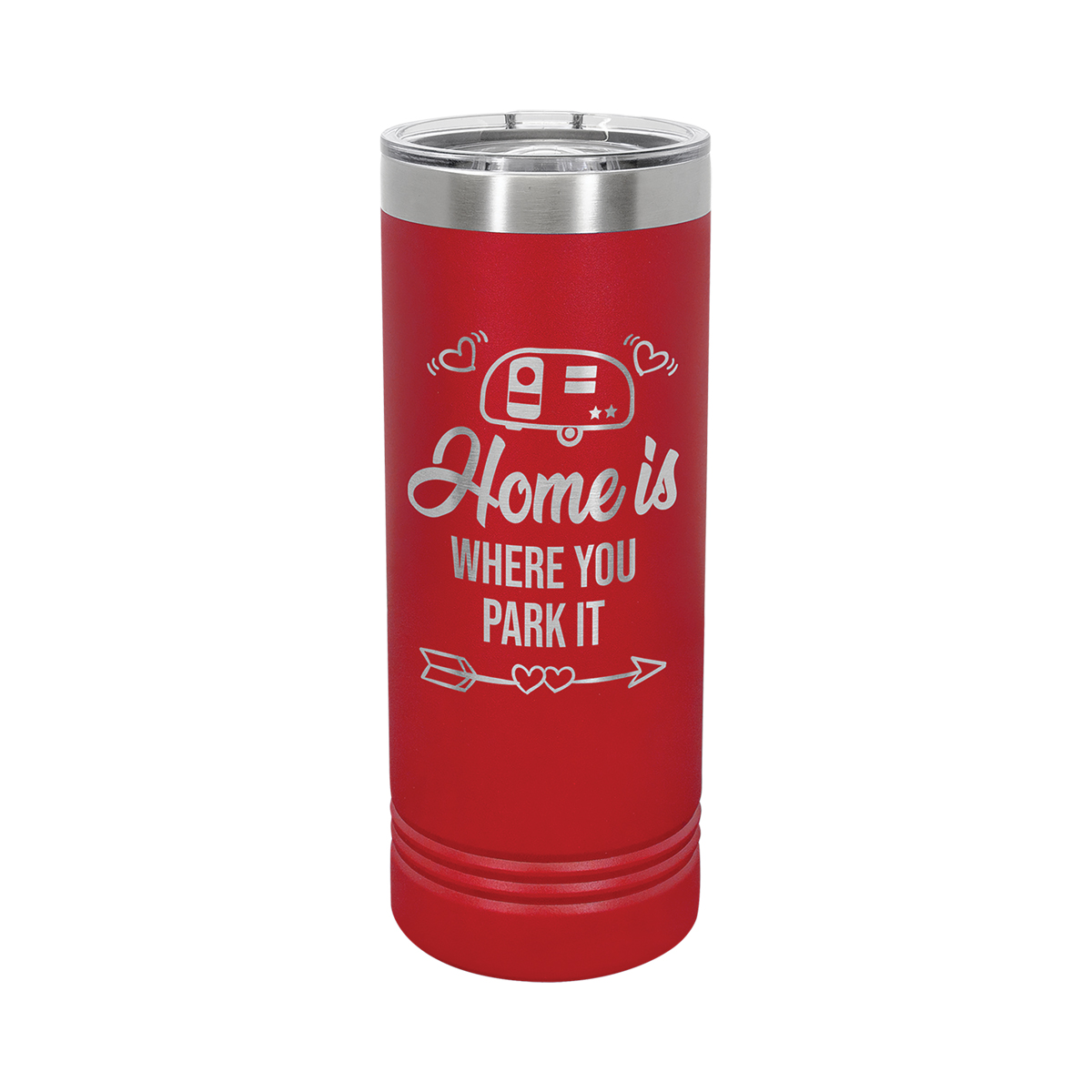 Polar Camel 22oz Stainless Steel Skinny Tumbler w/ Sliding Lid 1