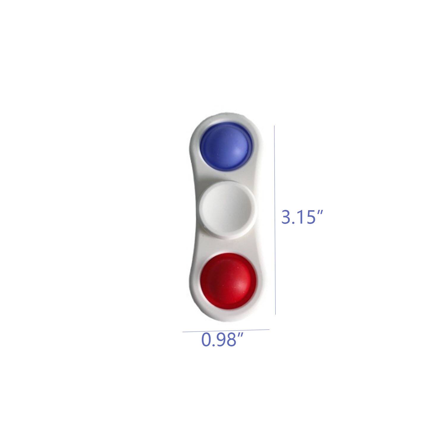 2 Bubbles Pop-it Fidget Spinner 3