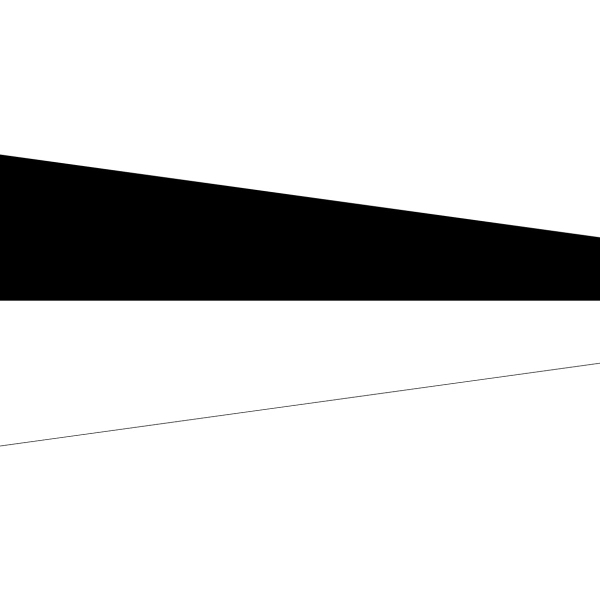 Sewn Number Pennant - 6 2
