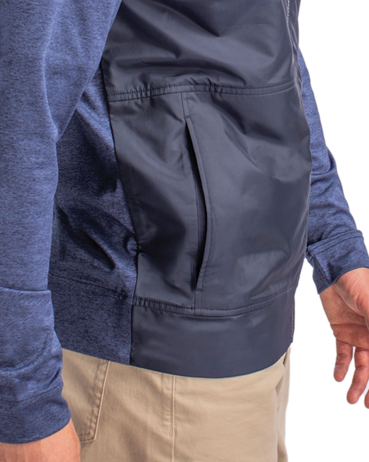 Cutter & Buck Stealth Recycled Hybrid Quilted Mens Windbreaker Jacket 29