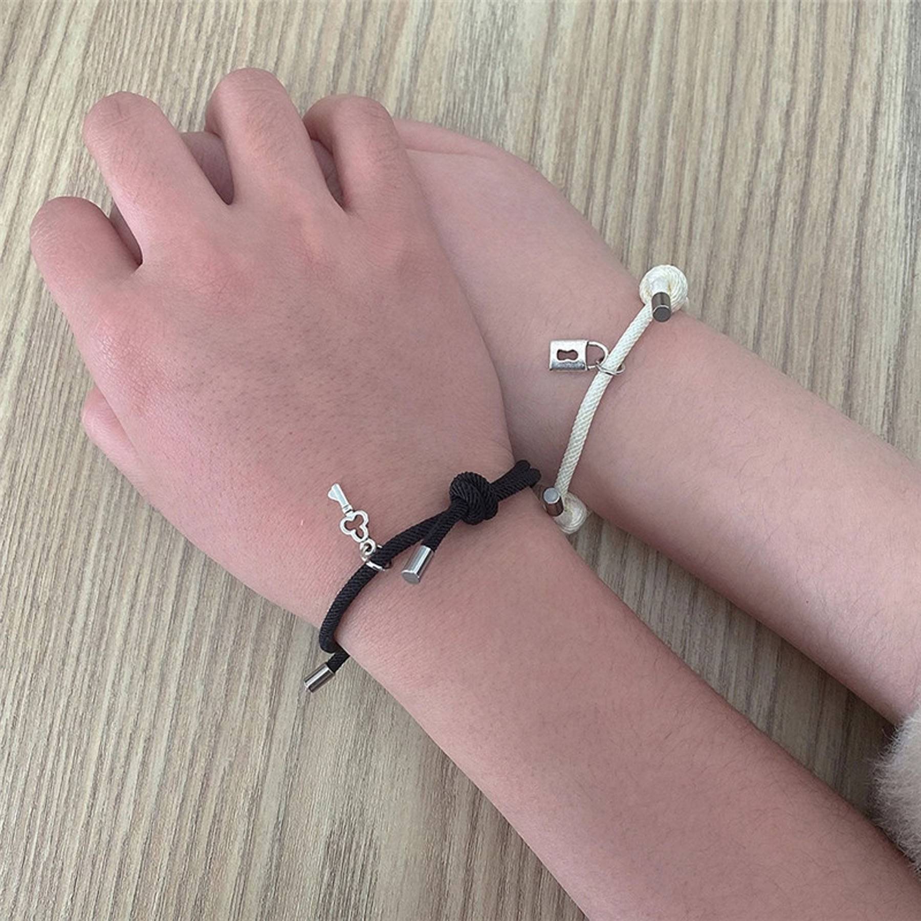 Alloy key lock magnetic bracelet 11