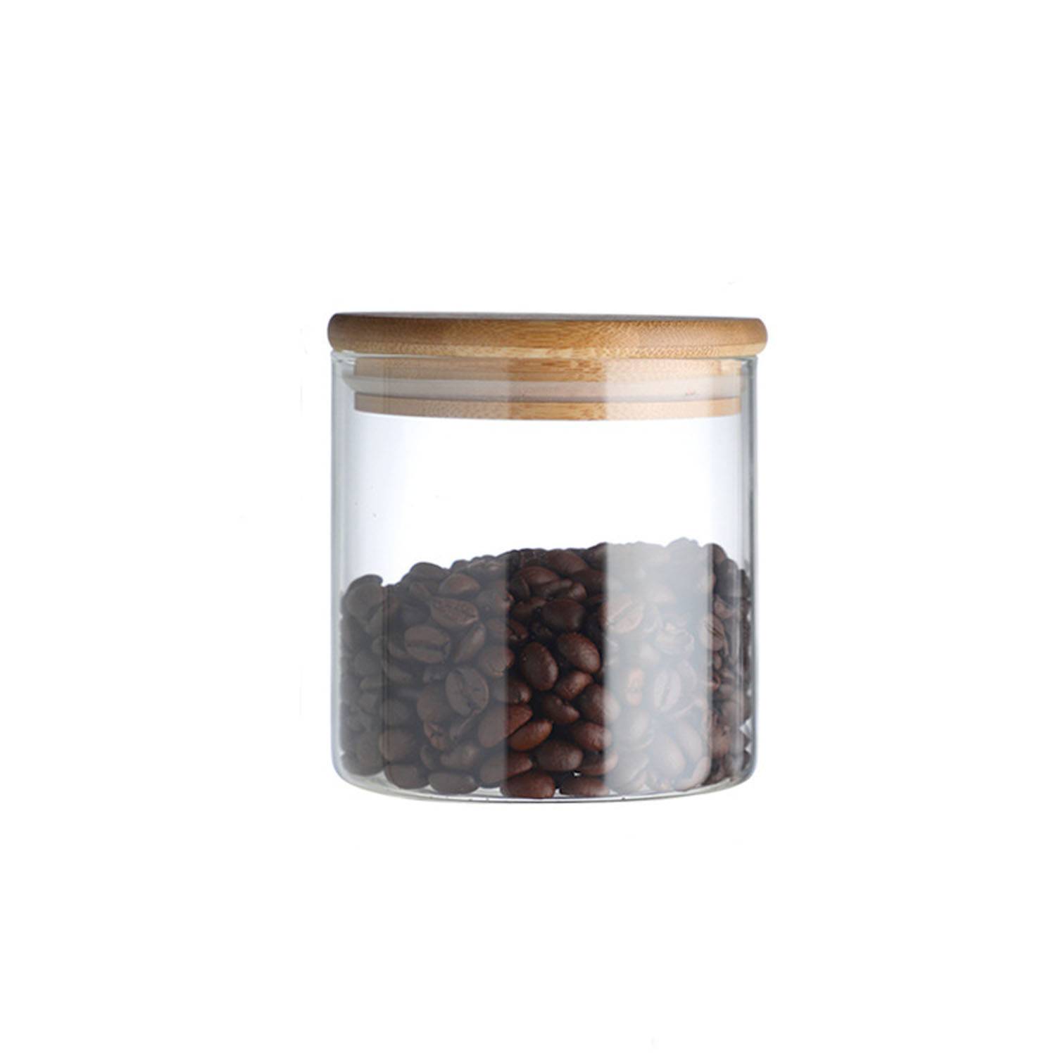 21/31/42oz Borosilicate Glass Jar Set w/ Bamboo Lid 7