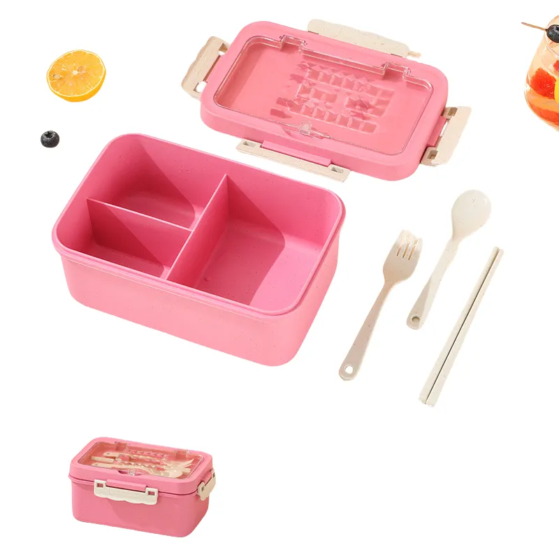 Wheat Straw Lunch Box Set 3