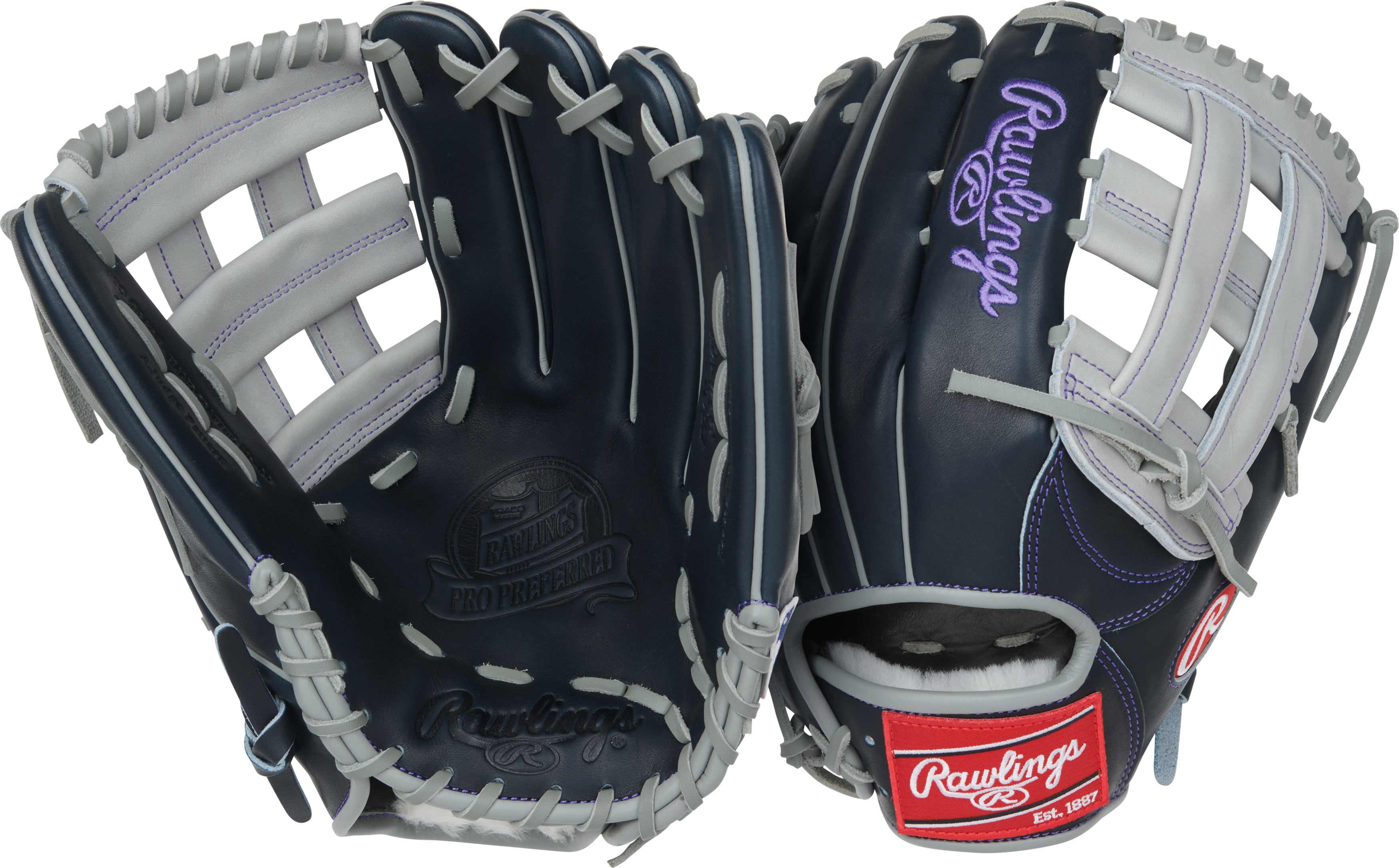 Rawlings Pro Preferred 12.75 in Baseball  Glove, Outfield 1