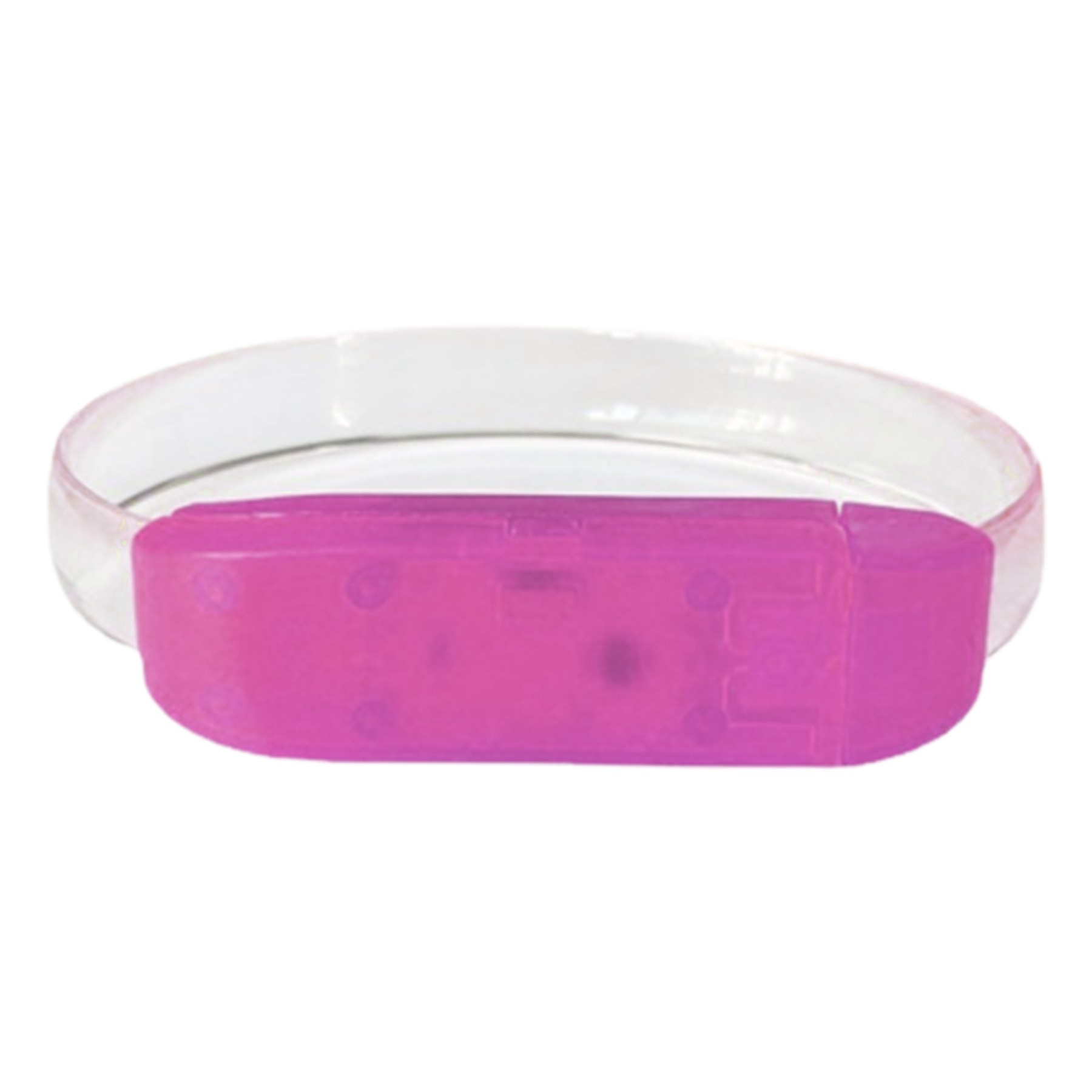 Led Button Constantly Lit Flashing Bracelet 2