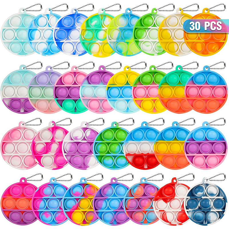 Push Pop Bubble Shape Keychain 2