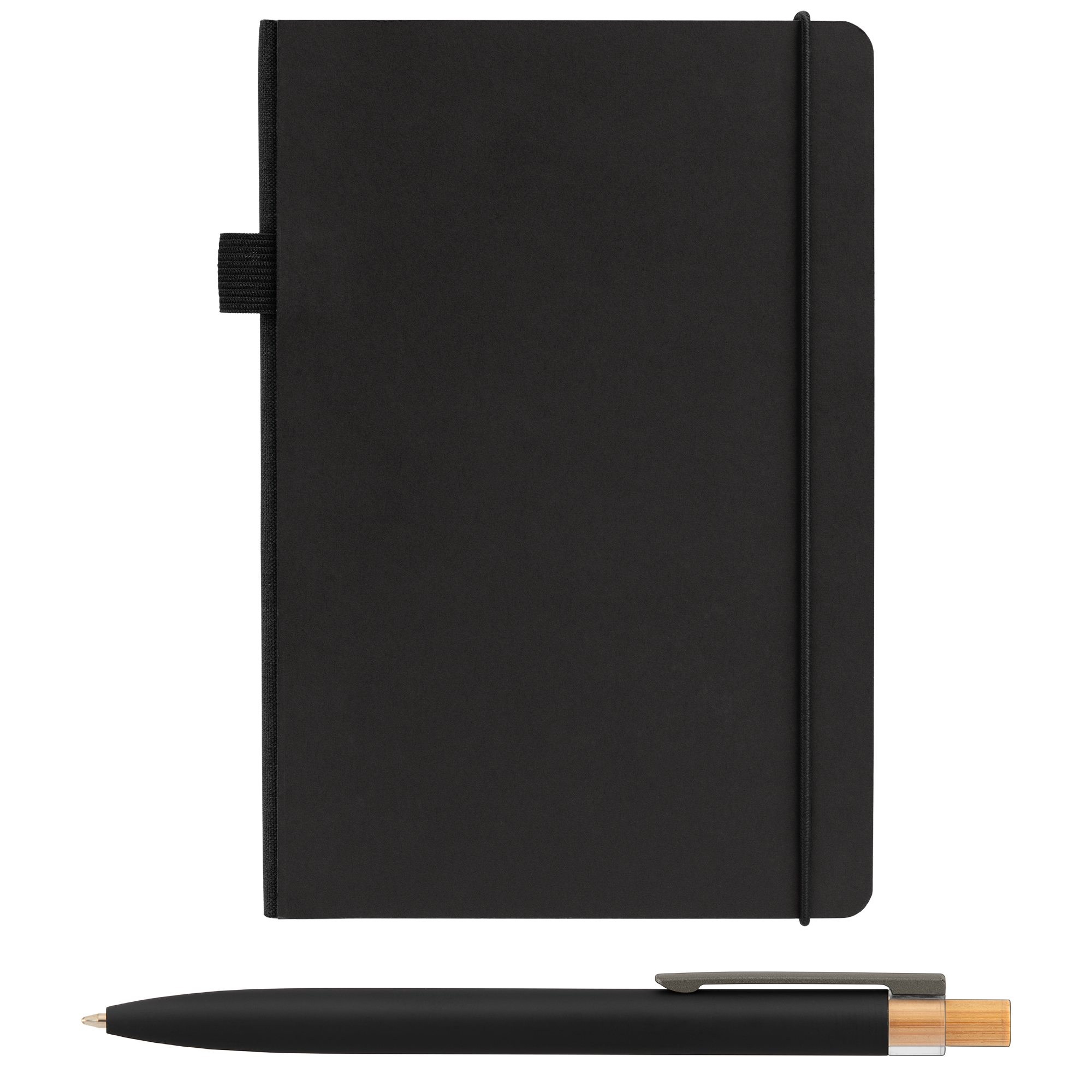 Recycled Kraft Paper Cover Journal & Pen Set - A5 5.9" x 8.3" 9