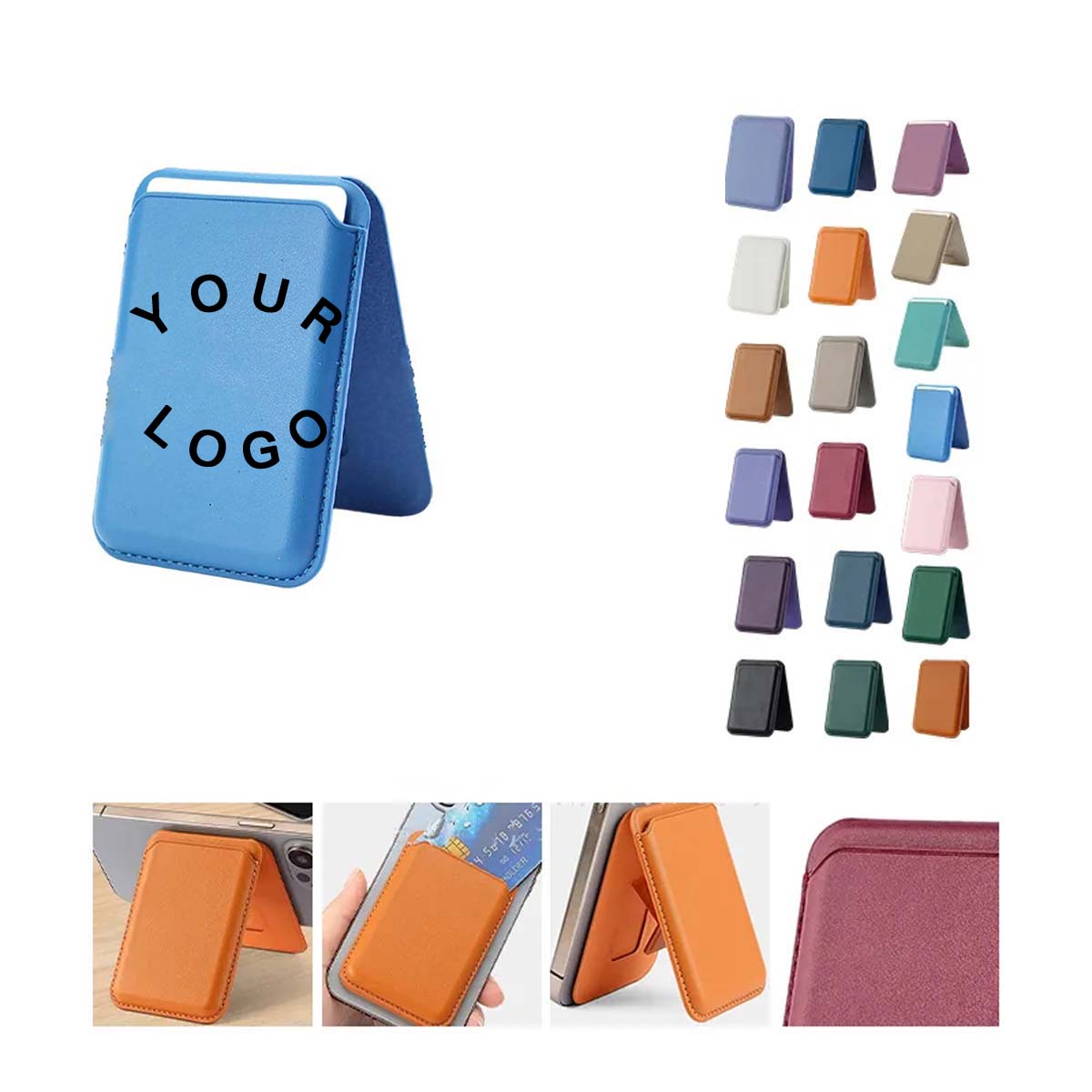 Magnetic PU Phone Wallet Case with Slim Design 2