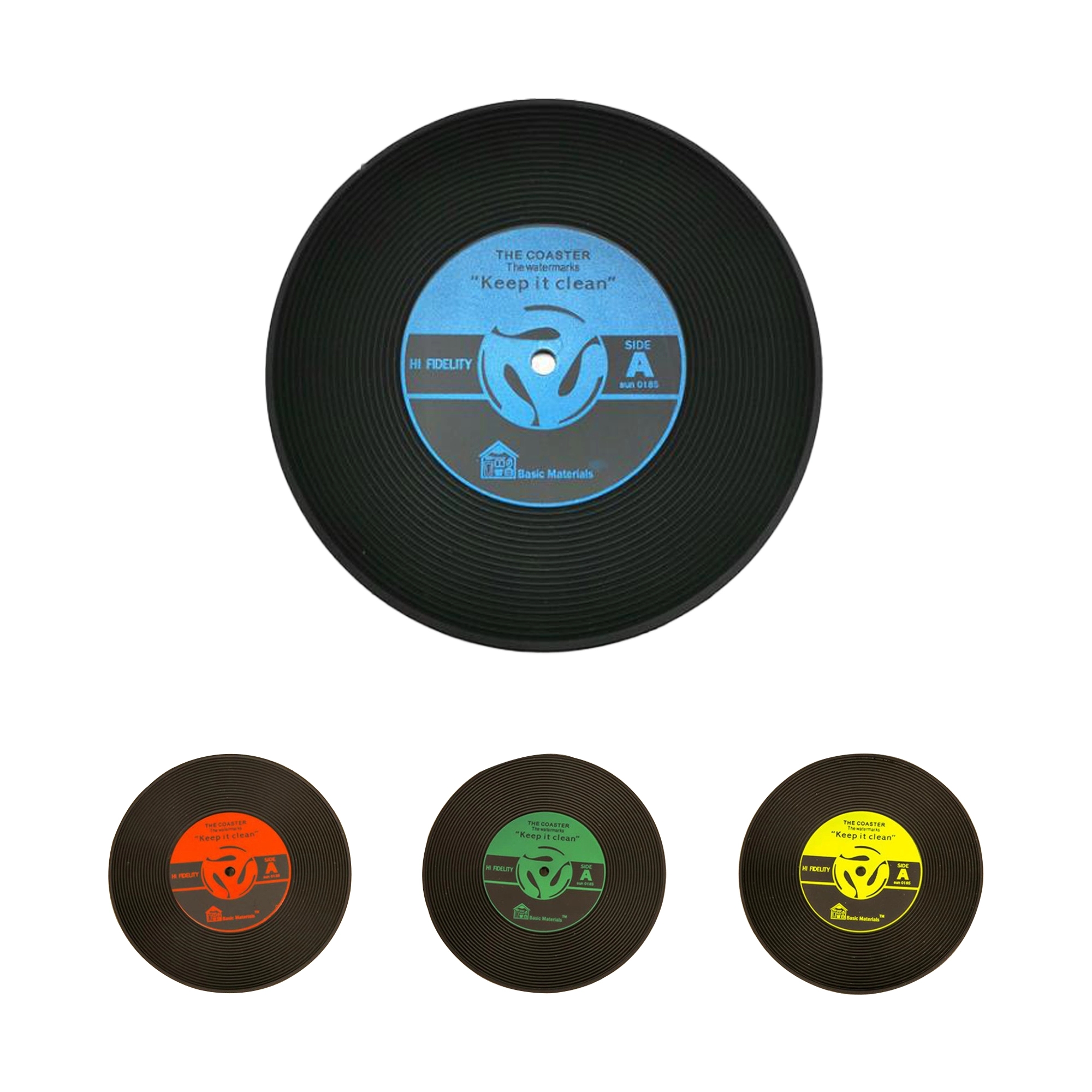 Vinyl Record Coasters Cup Mat 2
