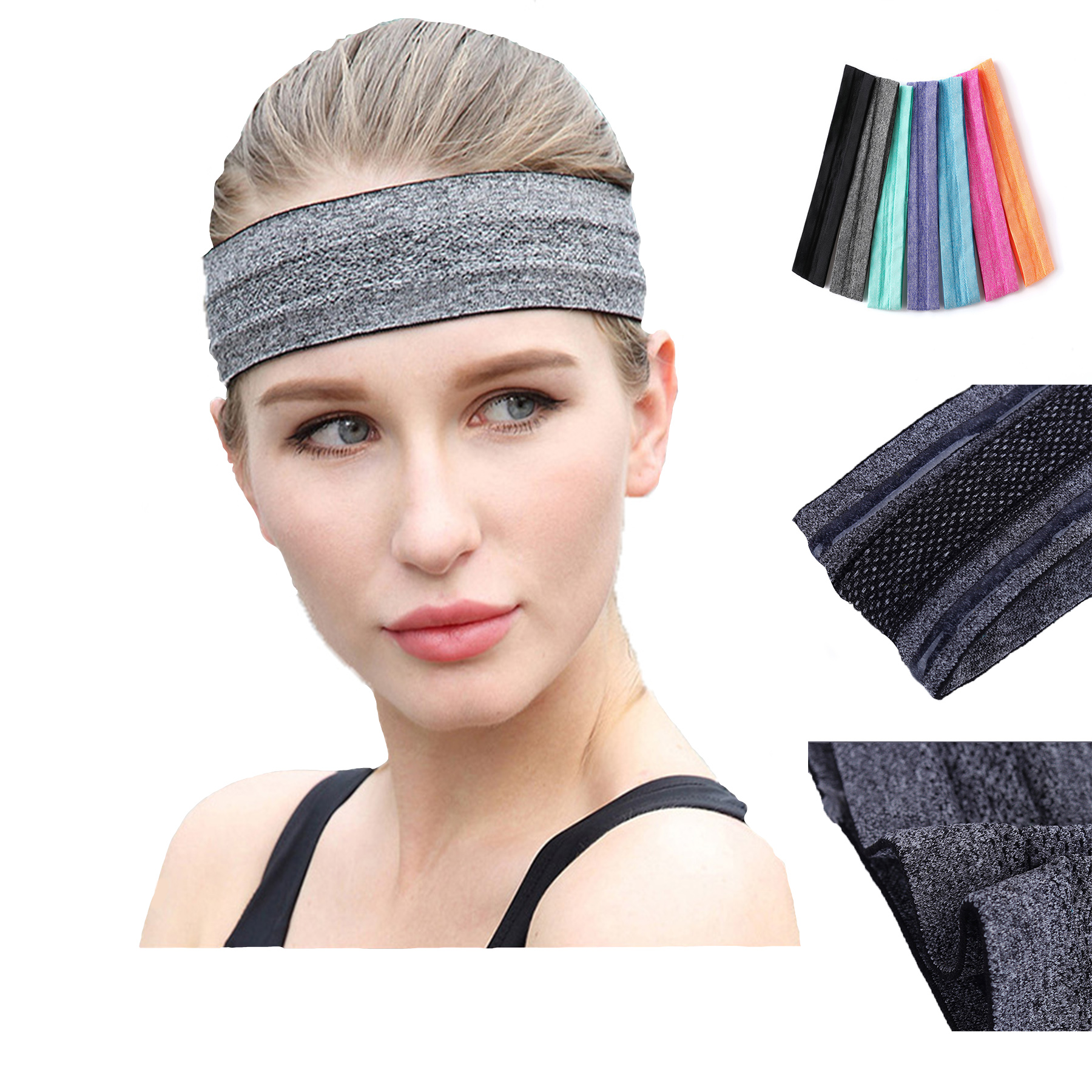 Sports Sweat-Absorbent Non-slip Headband 1