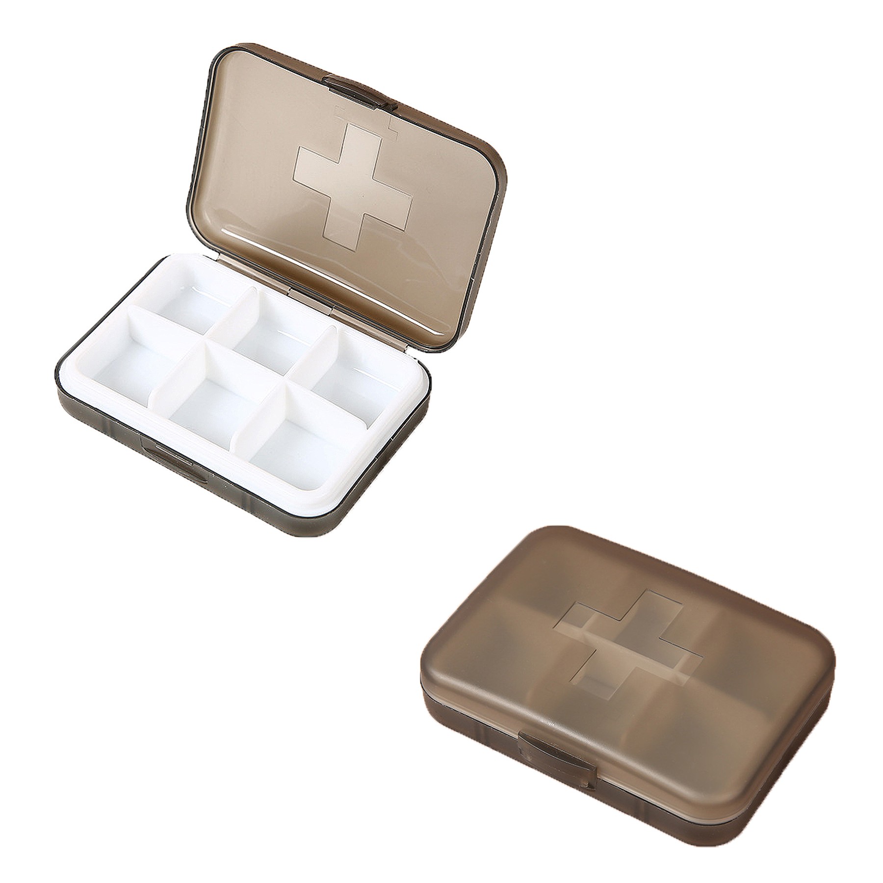 Moq25 Pp Material Medicine Storage Box W/6 Compartments 5