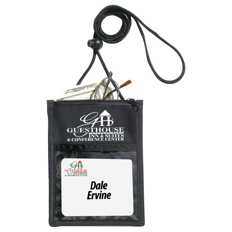 "Closer" 420D Polyester 5 Function Tradeshow Badgeholder and Neck Wallet 1