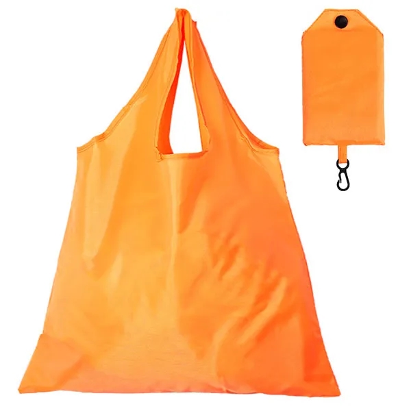 Large Santorini RPET Foldaway Shopping Tote Bag 4