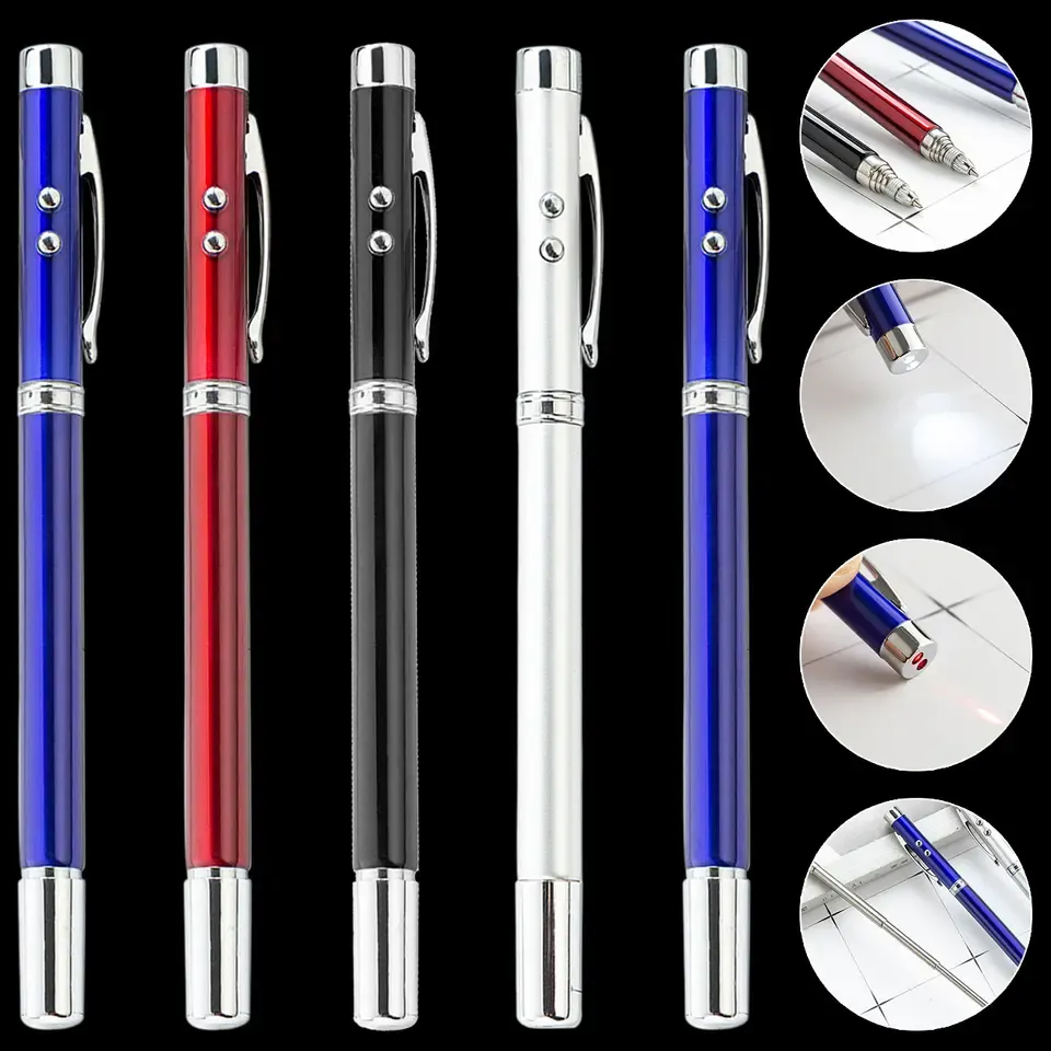 Retractable LED Light Screen Pointer Pen 3
