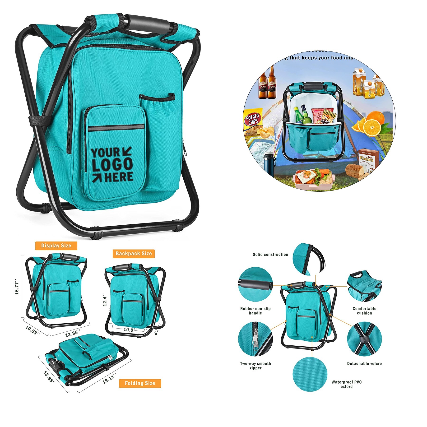 Outdoor Portable Backpack Chair 2