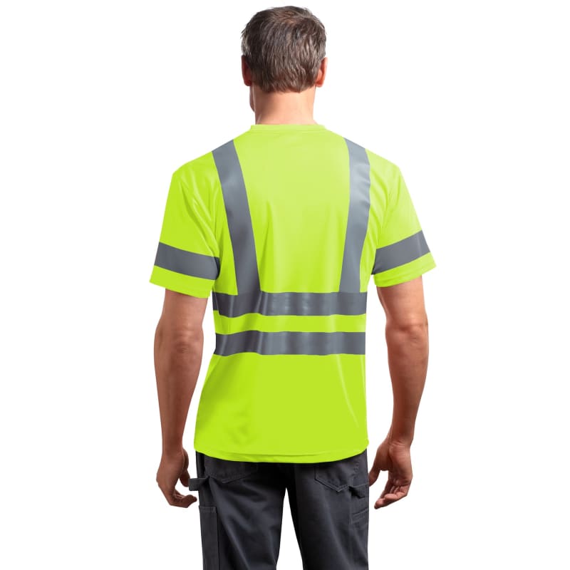 CornerStone - ANSI 107 Class 3 Short Sleeve Snag-Resistant Reflective T-Shirt. 4