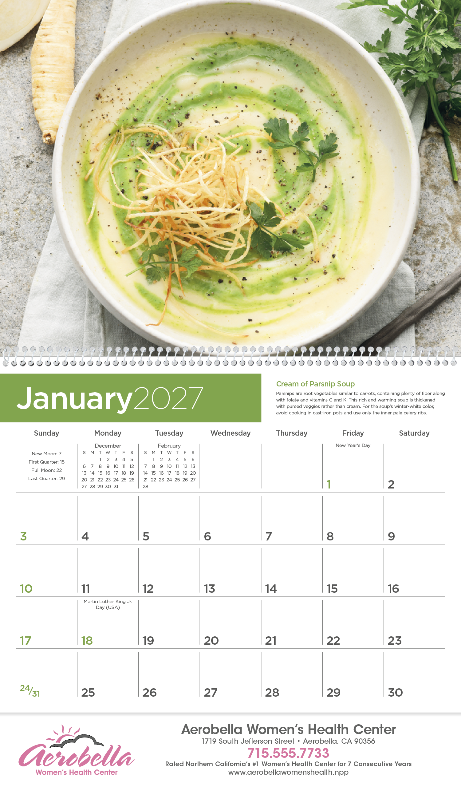 Triumph® Calendars Healthy Eating Calendar 25