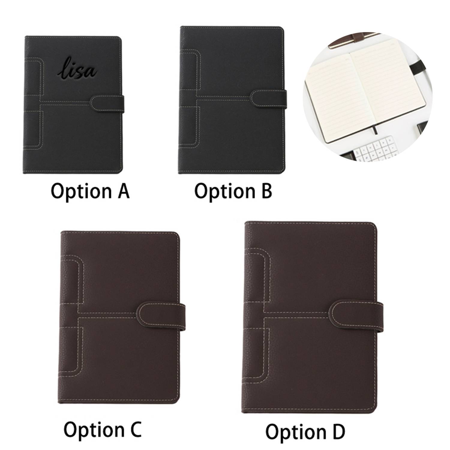 PU Leather Cover Journal Notebook 2