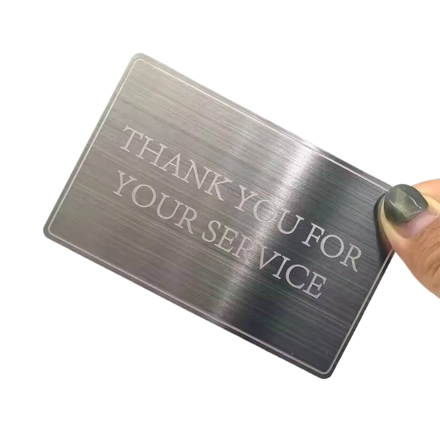 Stainless Steel Business Name Card 4