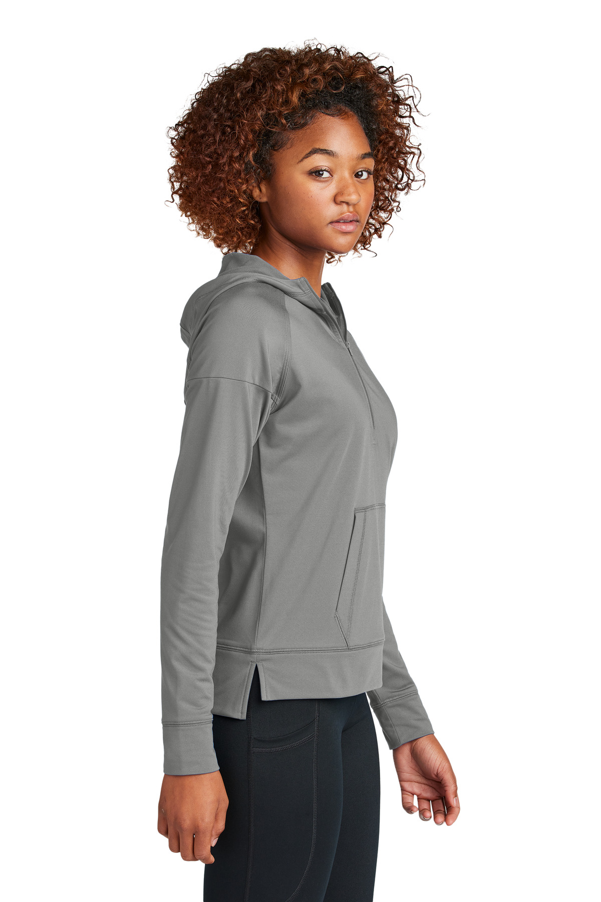 Sport-Tek Women's Sport-Wick Stretch 1/2-Zip Hoodie LST856 27