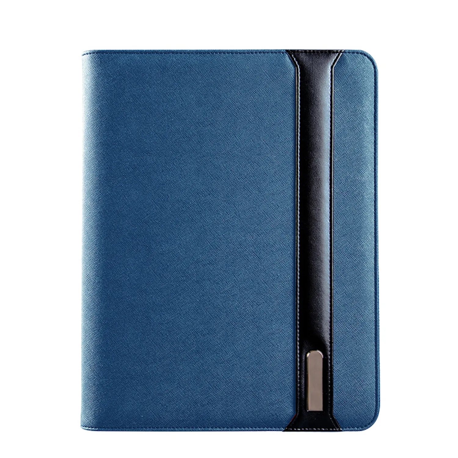 A4 Padfolio Leather Organizer Sleeves 6000mAh Power Bank 2