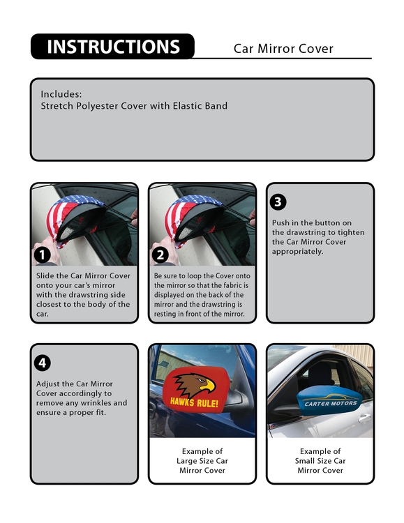 US Car Mirror Covers for Large Vehicles 4