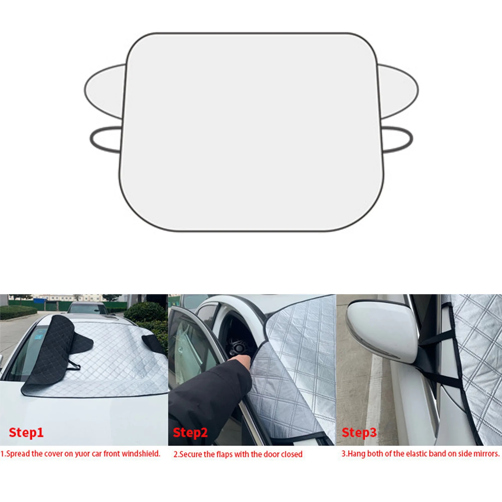 Windshield Snow Car Sunshade 2
