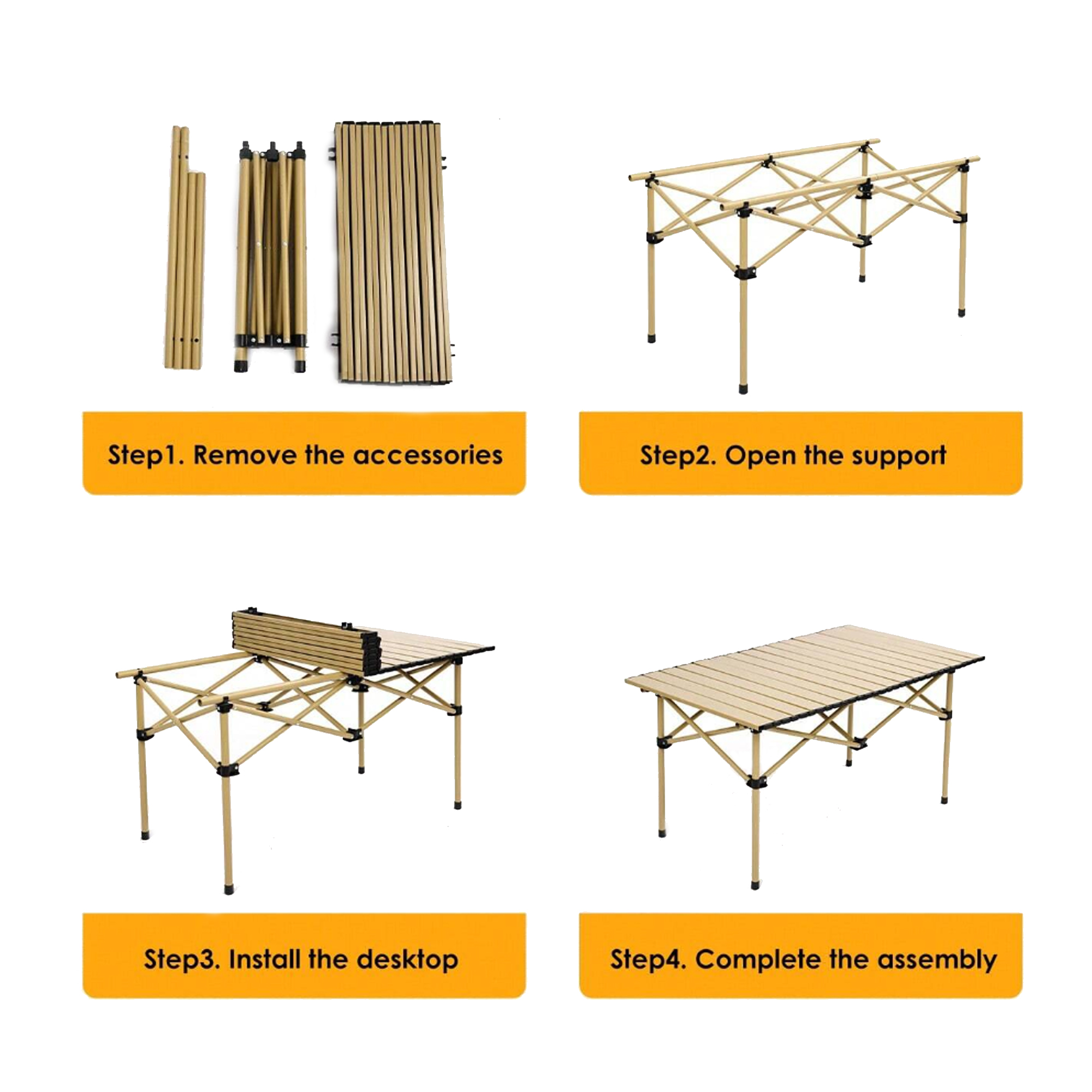 10MOQ Folding Camping Table 3