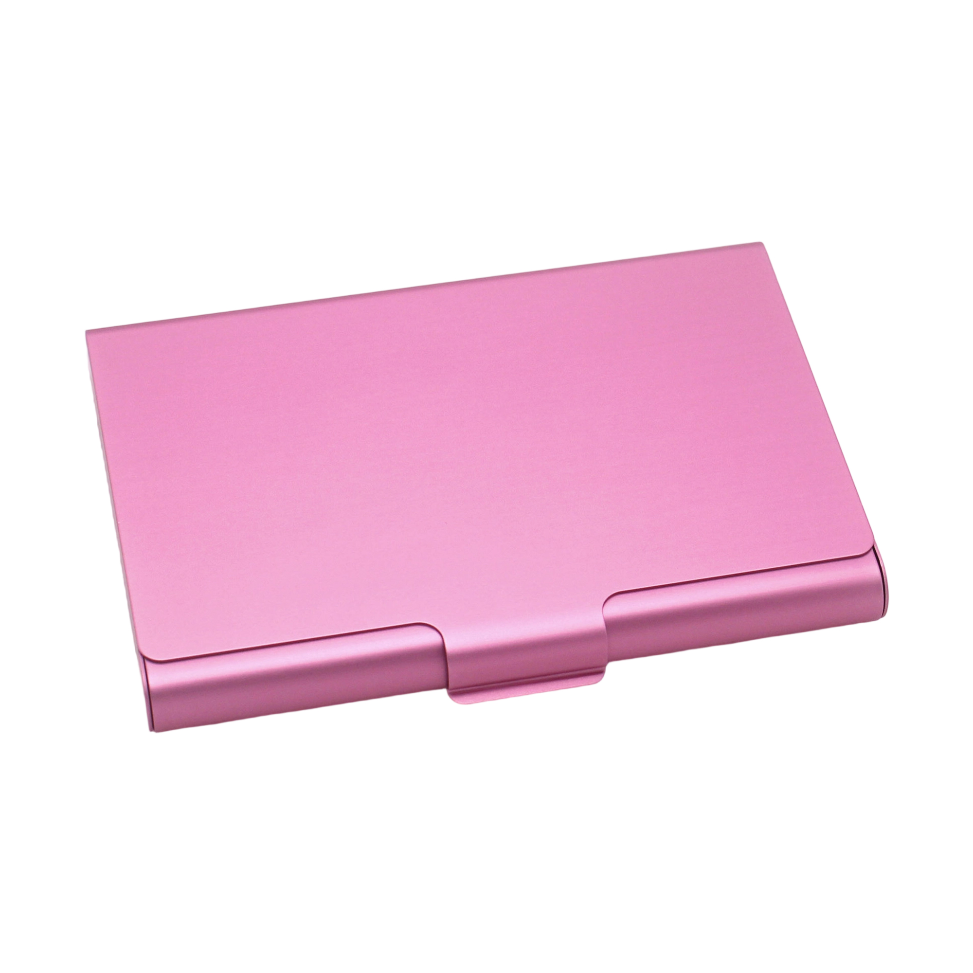 Aluminum Alloy Slim Business Card Case Pocket Size With Snap Lid 3