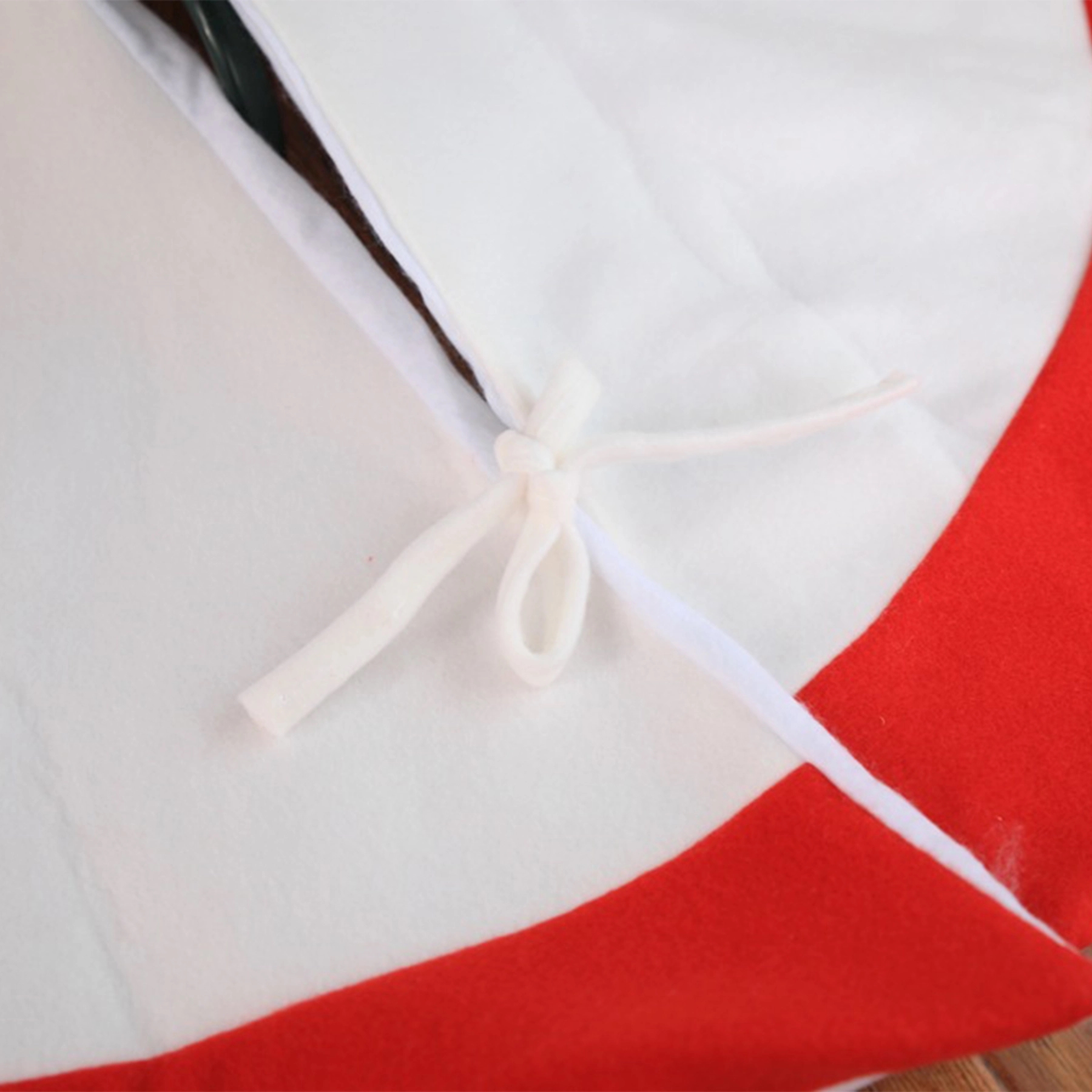 Red And White Xmas Christmas Tree Skirt Decorations 5