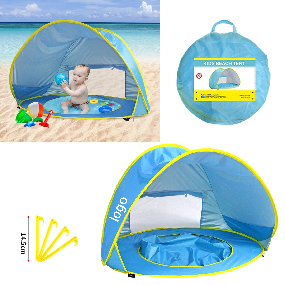 Portable Baby Beach Tent 2
