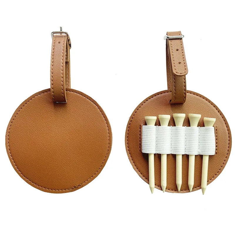 Golf Tee Holder with Wood Golf Tees 7