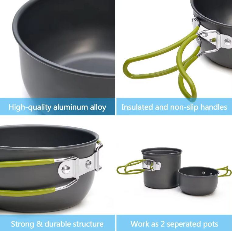 All-in-One Camping Cookware Mess Kit 3