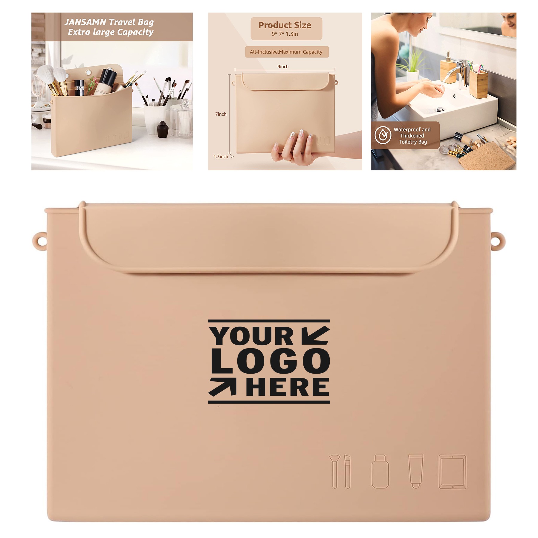 Makeup Travel Bag Cosmetic Bag 2