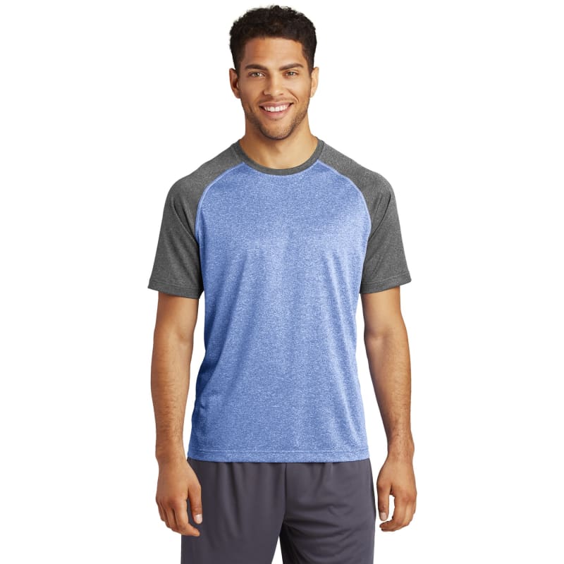 Sport-Tek Heather-On-Heather Contender Tee. 4