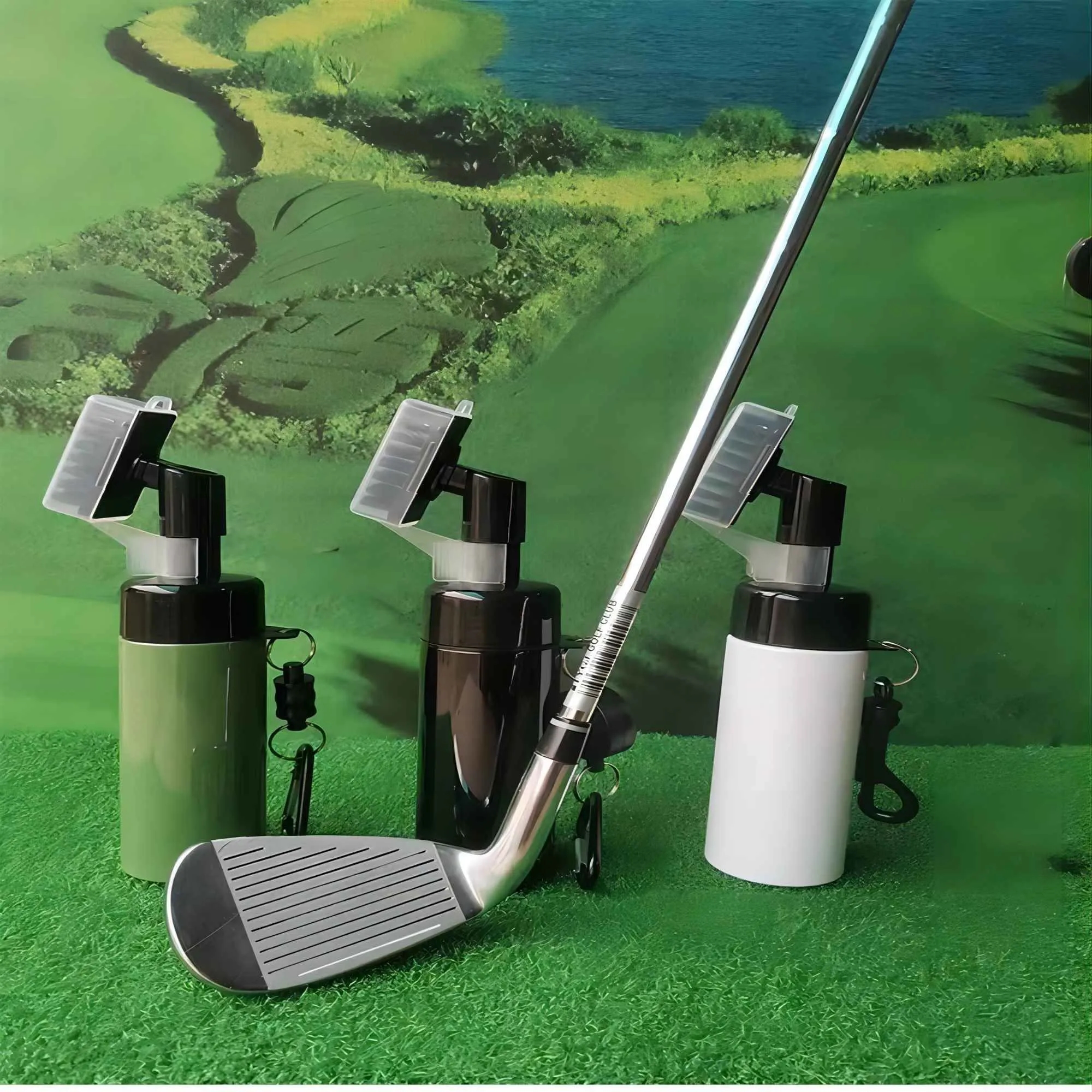 Golf Club Cleaner Brush with Water Dispenser 6