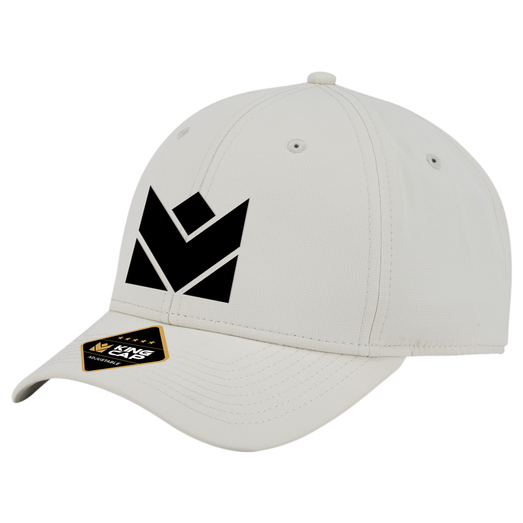 Crest 6-Panel Sport Cap - Sustainable Fabric 1