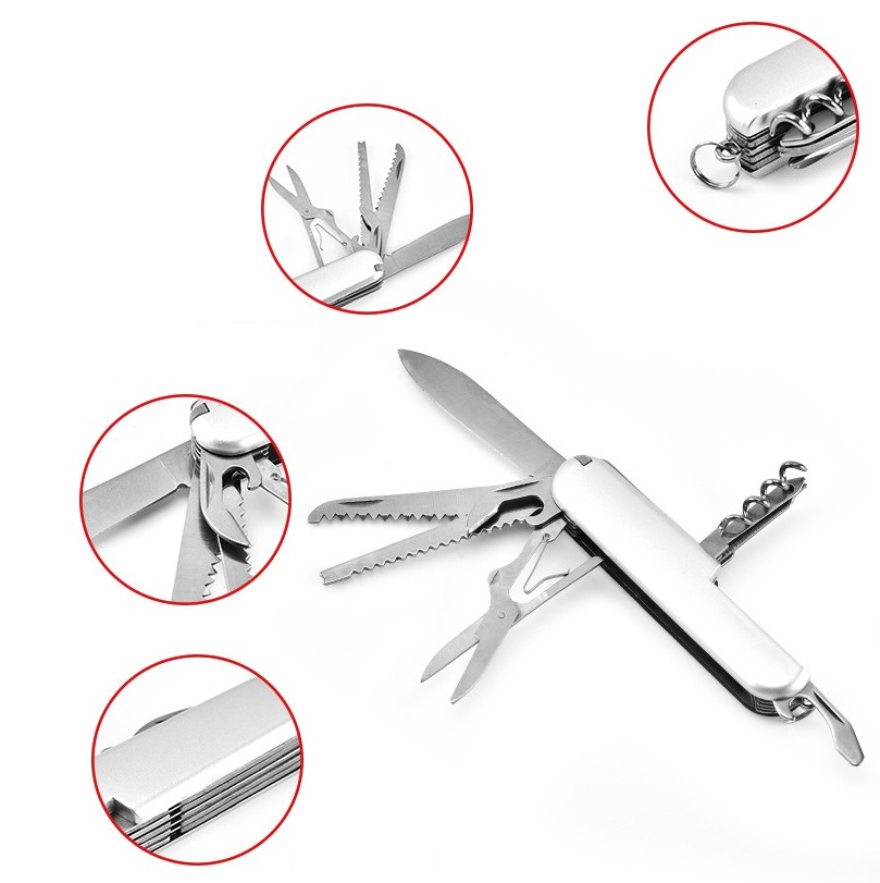 Stainless Steel Multi-Function Tool Pocket Knife 6