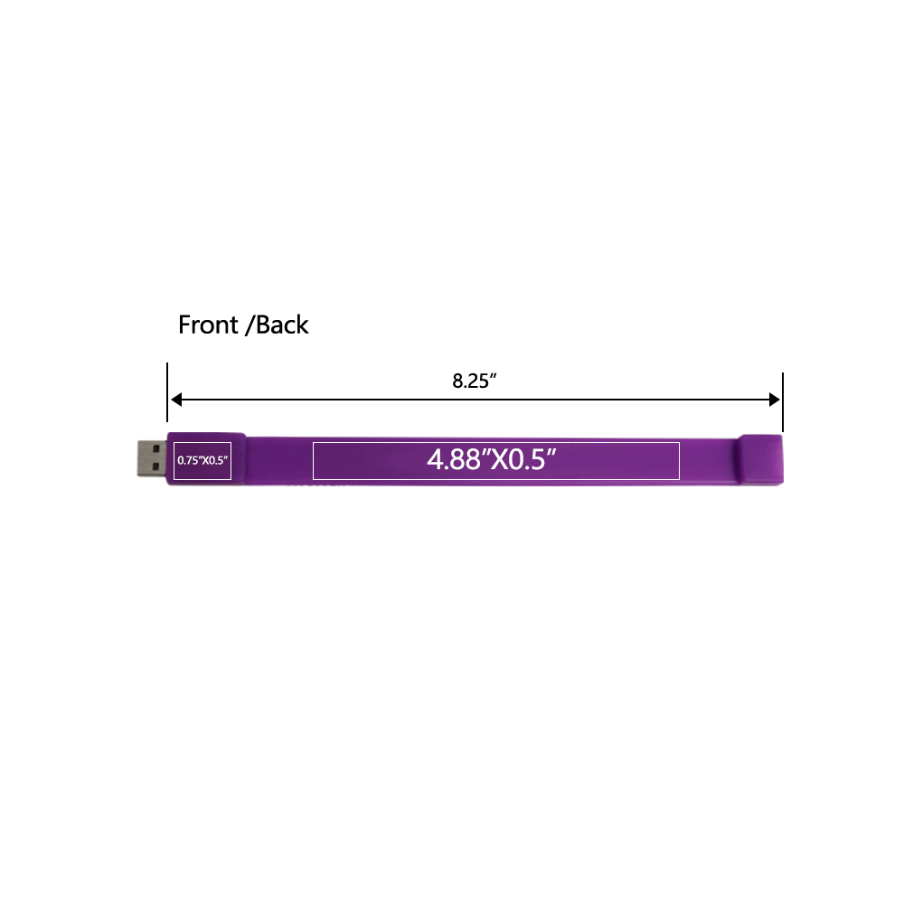 Lombard Wristband USB Drive 32