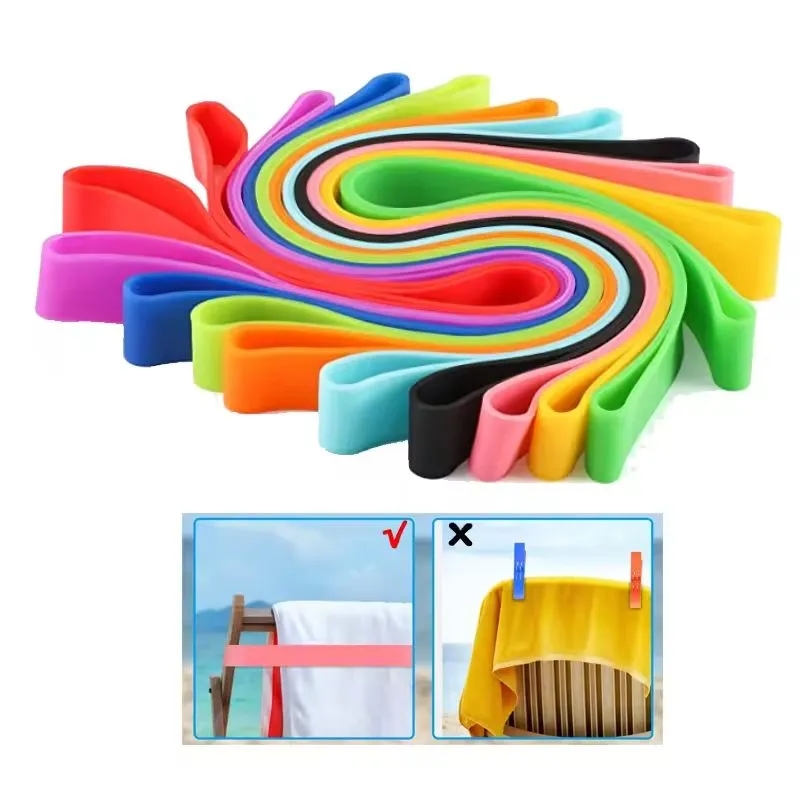 Silicone Bands For Cruise Chairs Towel Clips 4