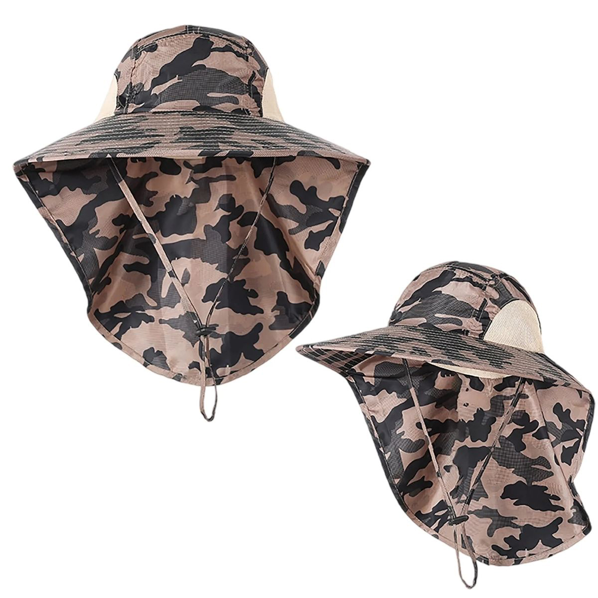 UPF 50+ Hiking Hat with Adjustable Drawstring 3