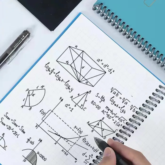 Custom Eco-friendly A5 Write & Wipe Erasable Notebook 2